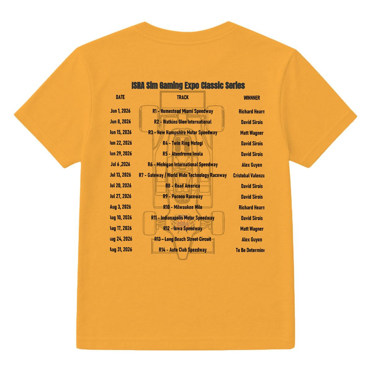 ISRA '26 Classic Series T-Shirt